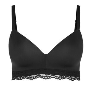 NWT City‎ Chic Women's Plus Size Signature Wireless Bra - Color Black - Size 42C